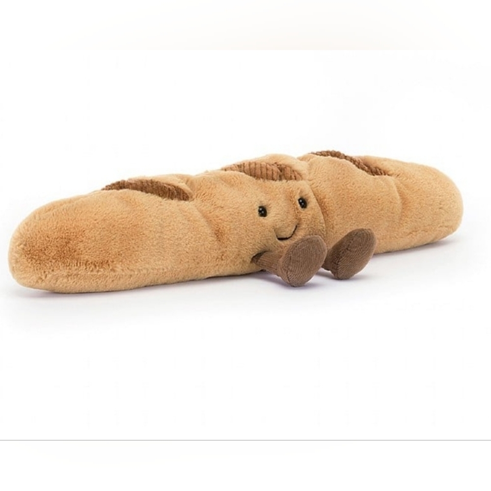 Jellycat Amuseable Baguette 4x13" Soft & Plush BNWT Authentic Fast Shipping!